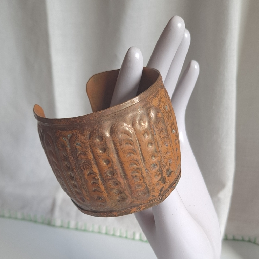 Vintage Brass Cuff Bracelet